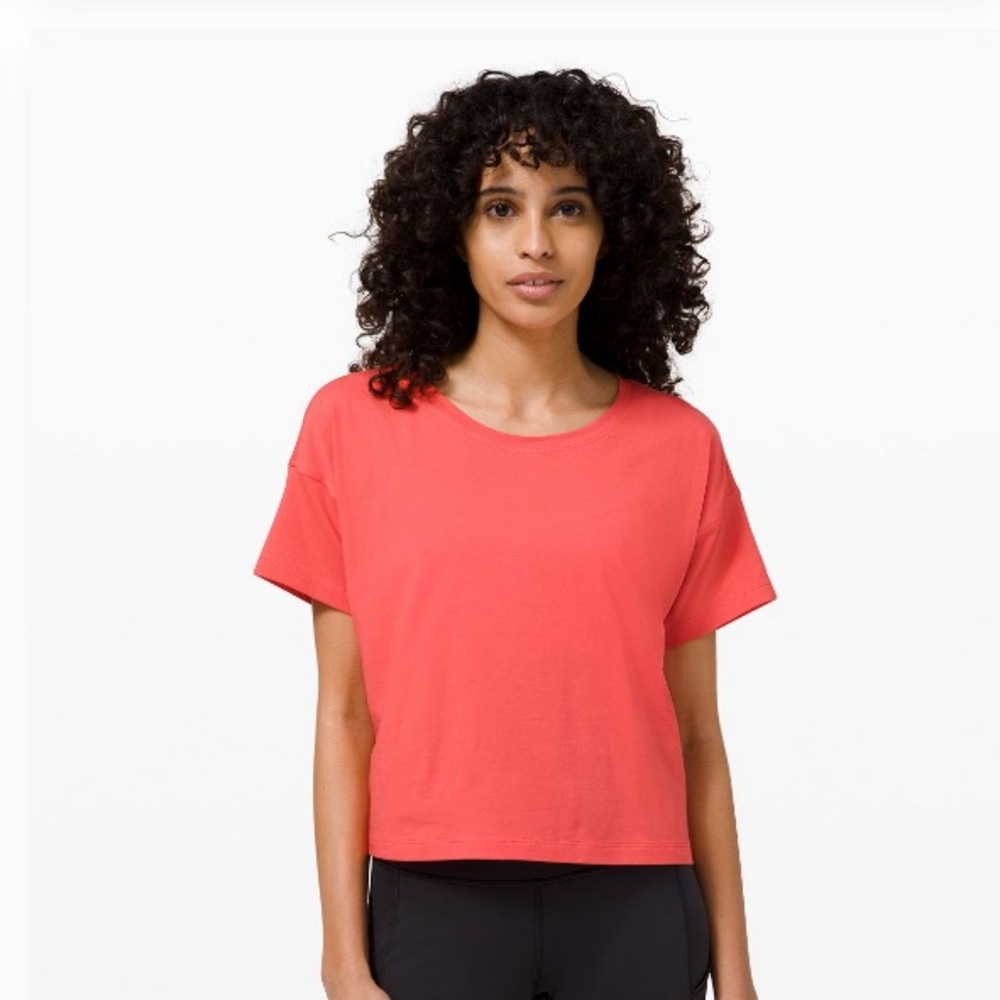 Lululemon Cates T-shirt, pink punch, 2
